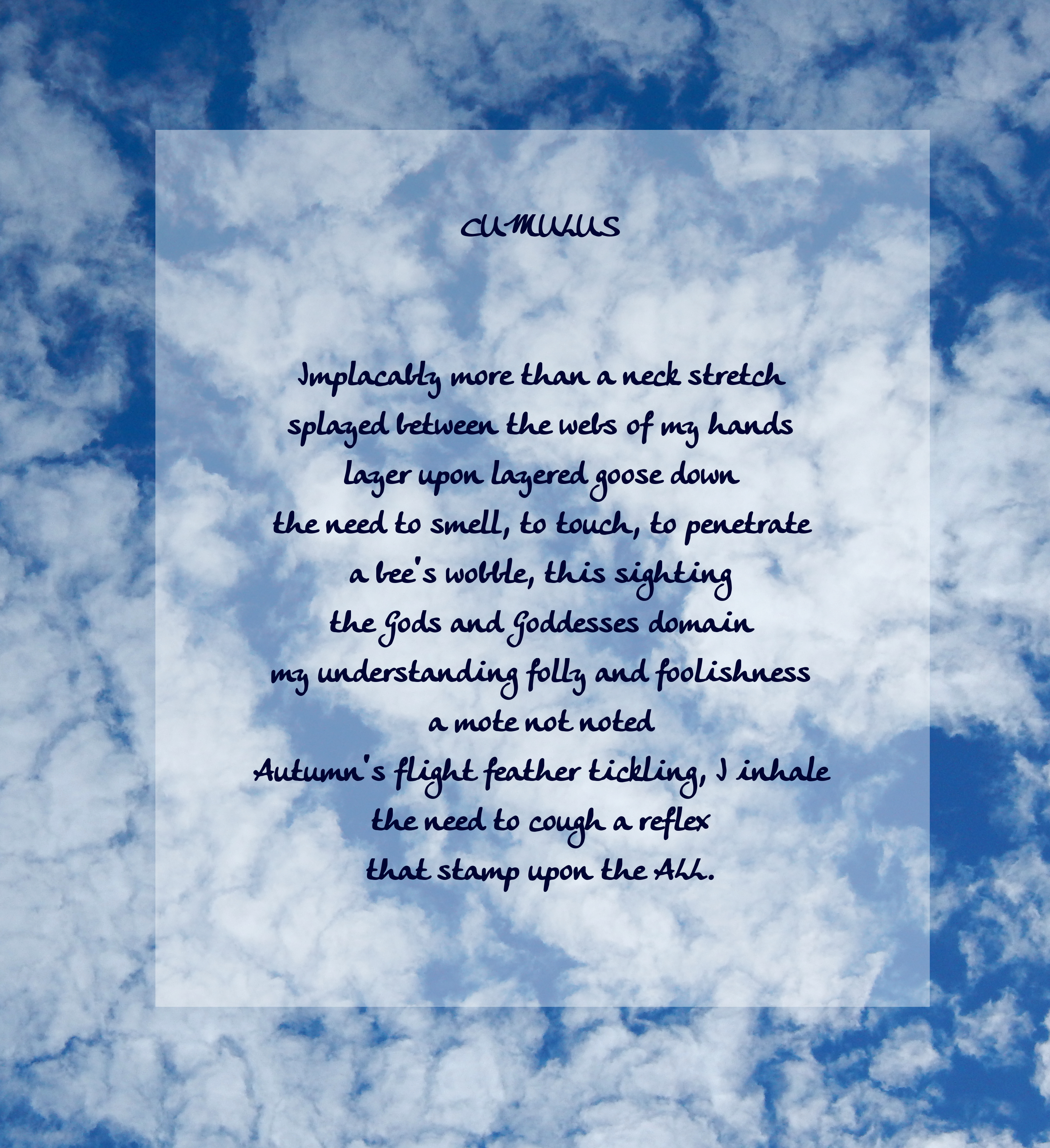 cumulus-poem